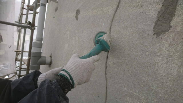 呉市　外壁塗装　下地処理