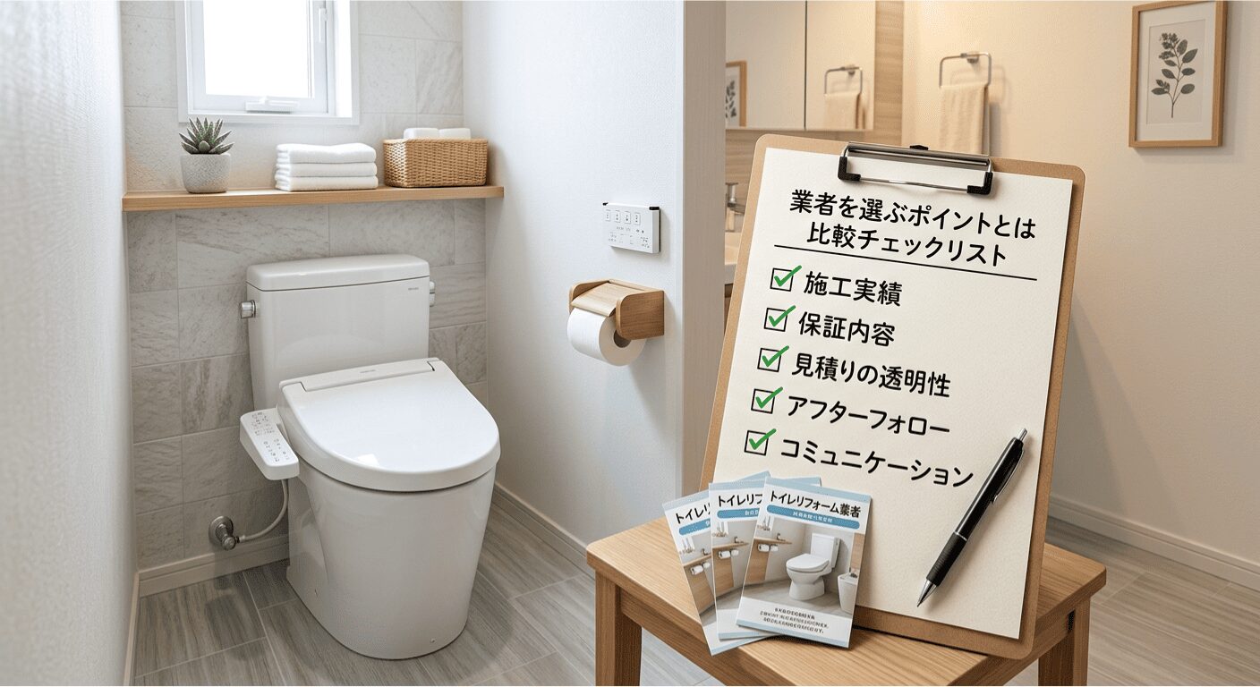 呉市でトイレリフォーム業者を選ぶポイントと比較チェックリスト