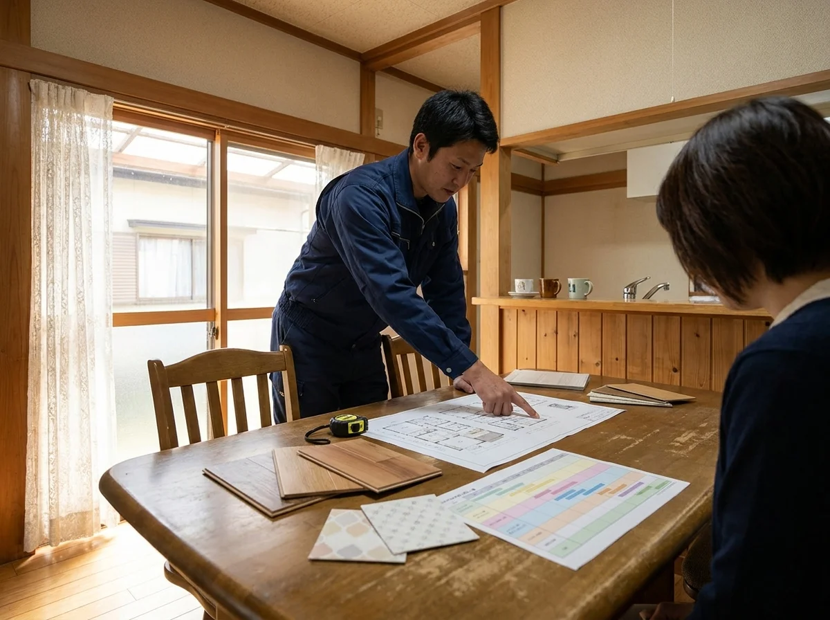 相談から完成までの流れ